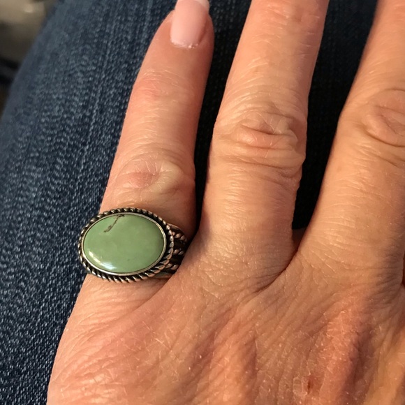 Carolyn Pollack Jewelry - Carolyn Pollack Q.T. Sterling & Turquoise Ring sz6